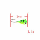 Whale Shaped 2cm 1.6g  Ice Fishing Lure Lead Hard Hook Winter Bait AD-Sharp