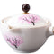 Portable Chinese Gongfu Kung Fu Tea Set Rotating Ceramic Teapot Teaware (M)