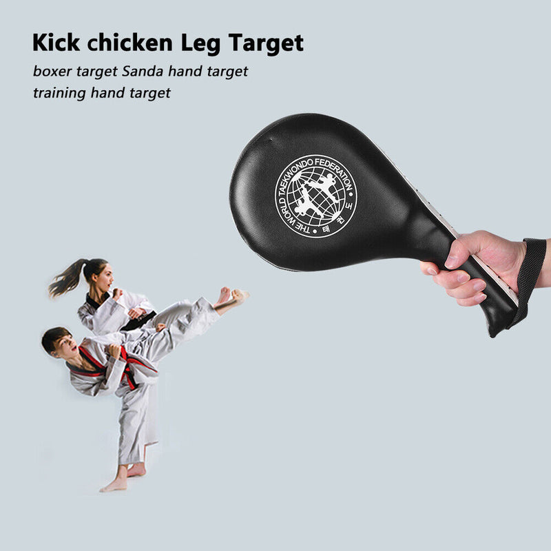 Taekwondo Boxing Training Pads Karate Punch MMA Sponge Foot Target (Black) Newly