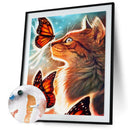 Oil Paint By Numbers cat Coloring Picture Digital Drawing