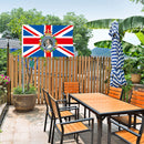 Polyester Giant England Flag Hanging Banners with Queen Elizabeth II (B) Newly