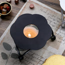 Retro Sealing Wax Furnace Tripod Iron Fire Paint Seal Stamp Stove (Black)