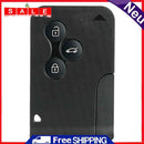 For Renault Clio Logan Megane 2 3 Koleos Scenic 3 Buttons Folding Remote Car Key