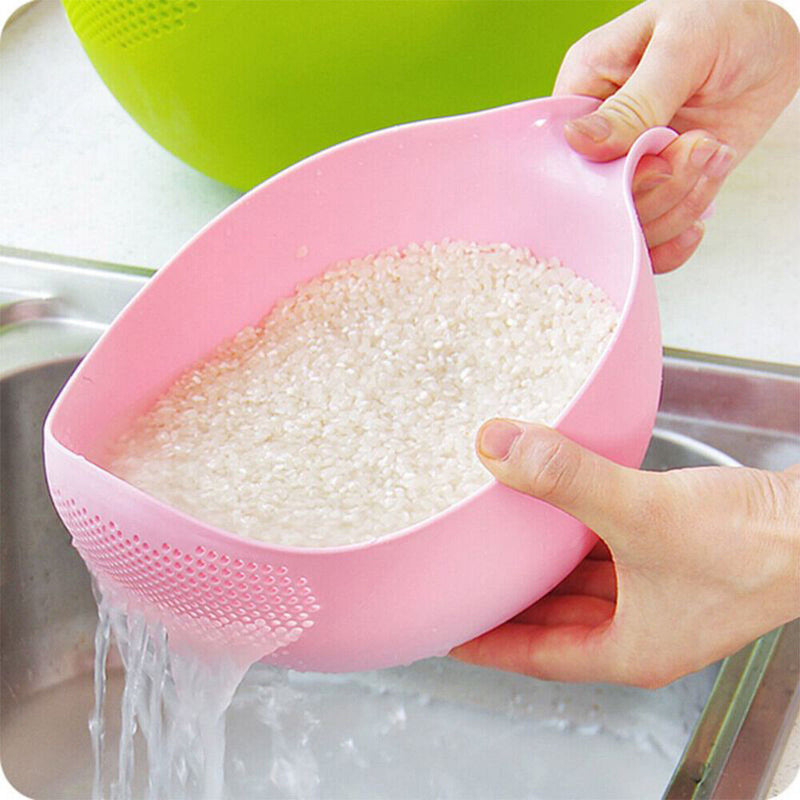 Washer Drainer Vegetable Bowl Strainer Basket Rice Washing Filter Sieve Fruit