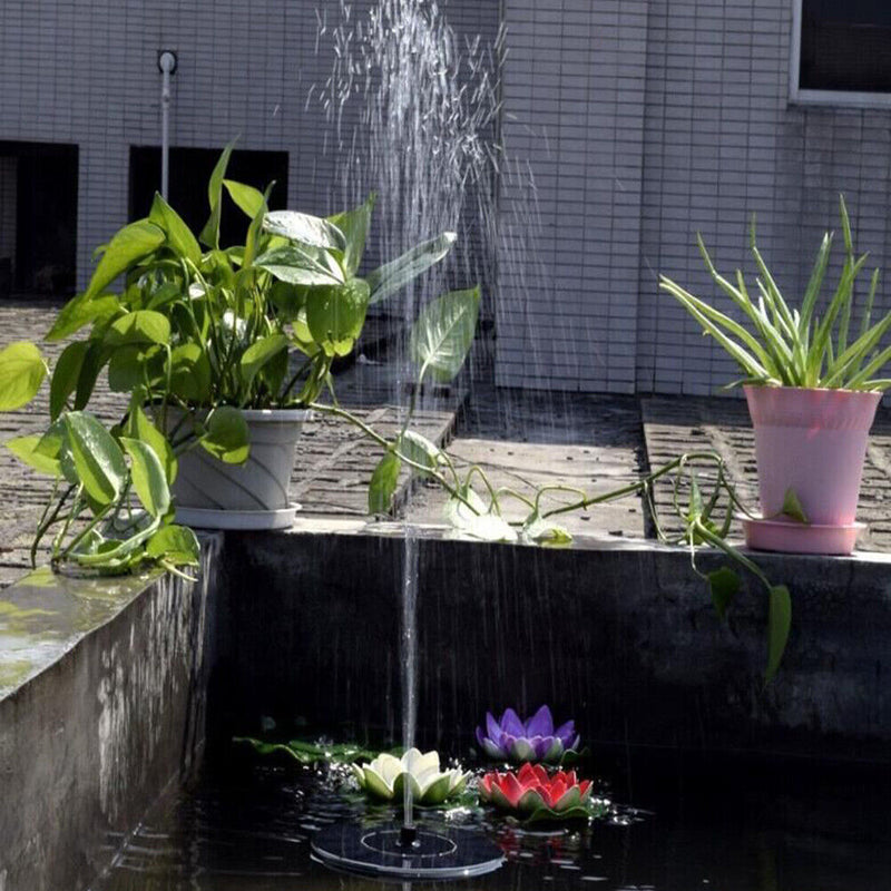Solar Floating Fountain Outdoor Garden Pond Pool Decor Water Fountain Pump
