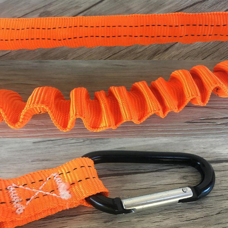 Bicycle Elastic Leash Belt Nylon Parent-Child MTB Bike Towing Rope (Orange)