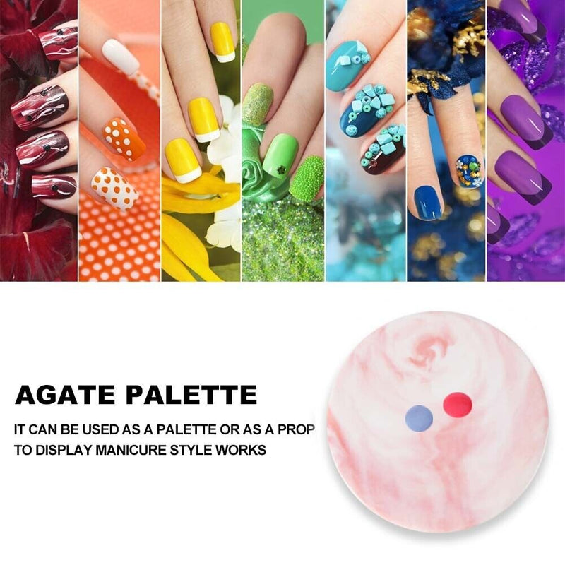 Nail Art Palette False Nail Tips Display Board DIY Manicure Accessories Prop