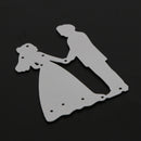 Metal Bride Groom Wedding Cutting Dies Stencils For DIY Scrapbooking Newly