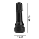4pcs TR438 Snap-in Rubber Tubeless Tire Car Wheel Tyre Valves with Dust Cap