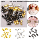 Handmade Necklace Ball Chain Connector Clasps Bracelet Making Accessories