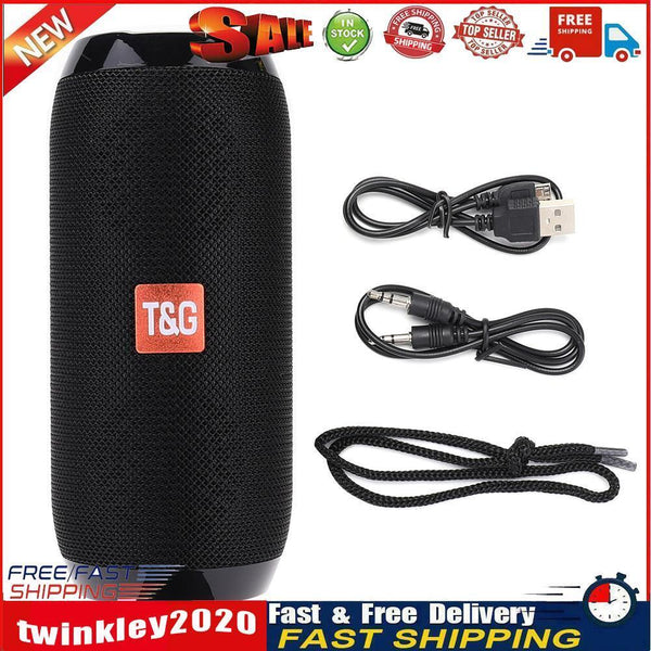 Mountain Bike Waterproof Wireless FM Bluetooth-compatible Column Speaker Newly