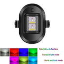 Universal Strobe Warning Light 7-color Rechargeable Aircraft Emergency Lamp