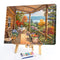 Corridor Oil Paint By Numbers Kit DIY Acrylic Painting on Canvas Frameless