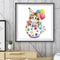DIY Mosaic Cat Animal Part Drill Special Shape Diamond Painting Kit (YX038)