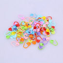 Knitting Tools Plastic Clip Hook Mixed Color Crochet Markers (100pcs) Newly