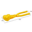 Love Shaped Snowball Maker Clip Kids Winter Snow Sand Mold Random (Yellow) Newly