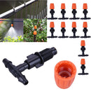 10pcs/Set Plastic Water Control Sprayer DIY Micro Drip Irrigation System