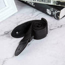 Universal Adjustable Black Nylon Strap with PU ends G9M2 For Guitar Bas Ne E6B4
