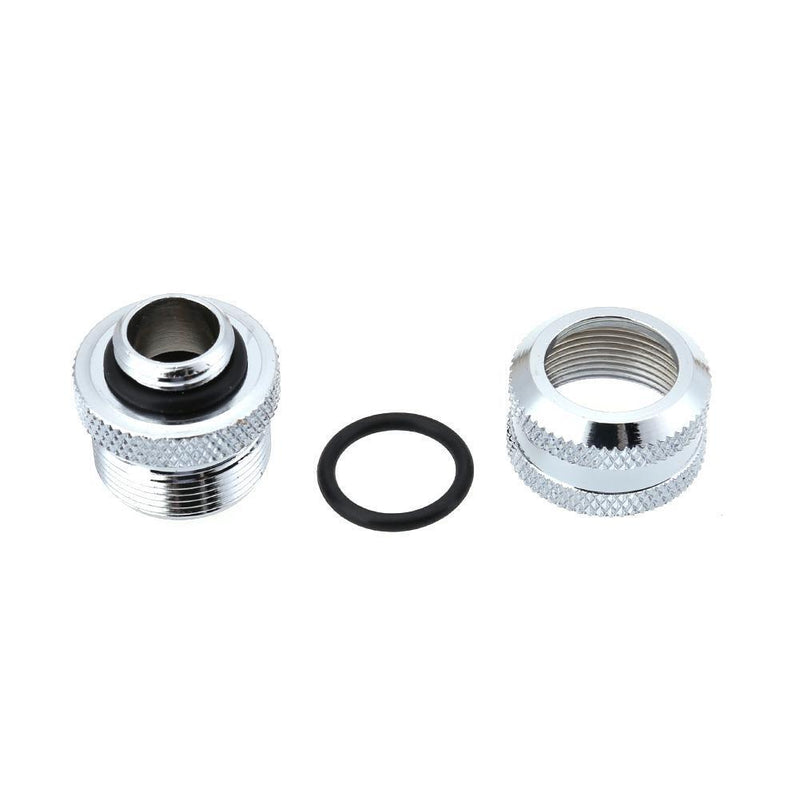 G1/4 14mm OD 4 Laps Hard Tube Quick Fitting Connector for PC Water Cooling