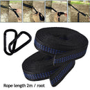 2×Adjustable Tree Hanging Extension Hammock Straps 2Q6W Suspension+2 Duty D9Q8