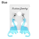 Gift Lovely Jewelry Acrylic  Earrings Little Dinosaur Stud Earrings Geometric