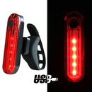 Rear Bike Tail Light Waterproof Bicycle Taillight for Night Riding (Red) Newly