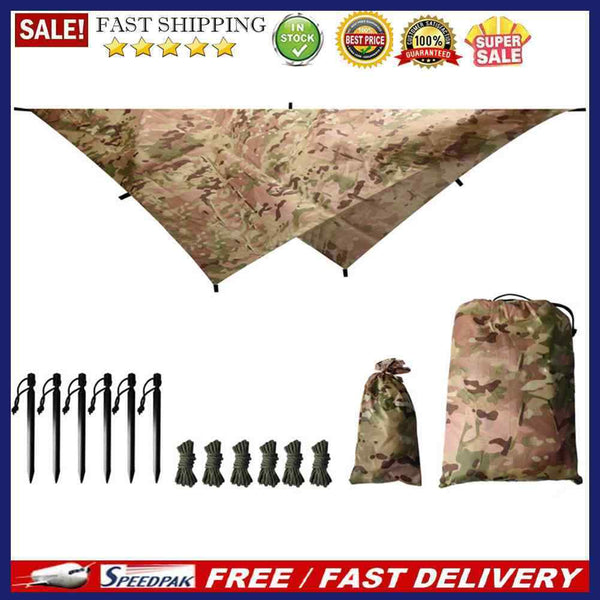 Waterproof Camping Tent Tarp Awning Mats Accessories for Hiking Picnic Beach