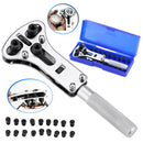 Watch Battery Screw Cover Remover Band Back Case Opener Fixer Wrench Repair Kit