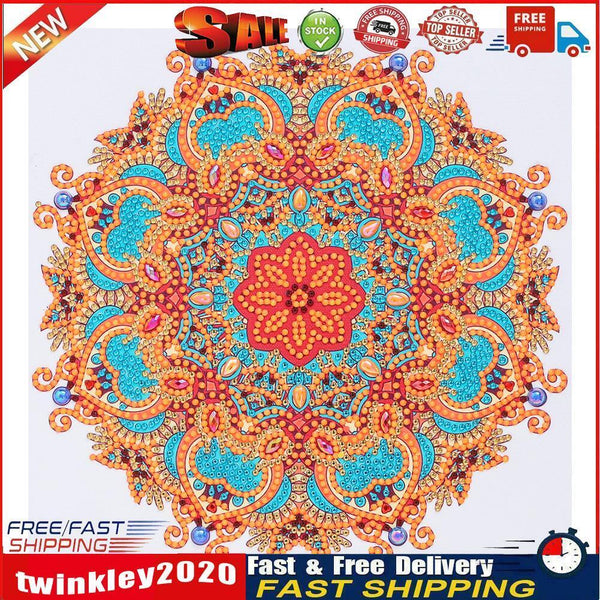 Crystal Drill 5D Special Shaped Diamond Painting Color Mandala Kit (GT135) Newly