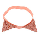 Baby Headband Cat Ears Headband Delicate Lace Children Hair Ornaments(Pink)