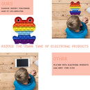 Colorful Silicone Push Bubble Sensory Toys Autism Stress Reliever (Frog) Newly