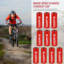 10pcs MTB Road Bike Brake Cable End Caps Inner Wire Tips (Red 4mm Shift) Newly
