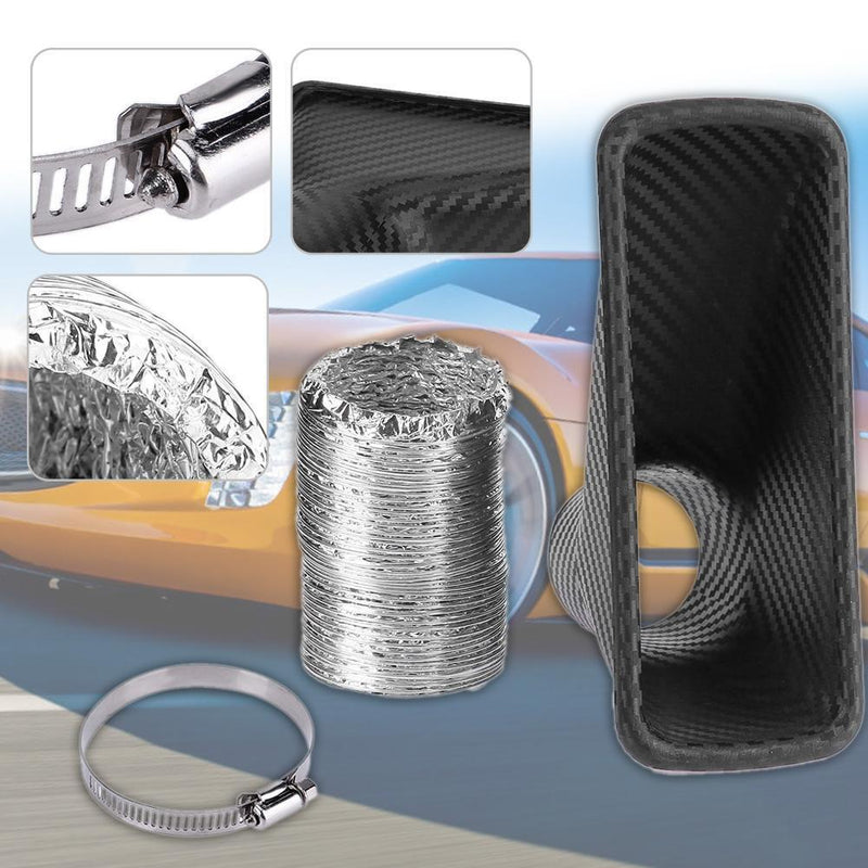 Car Front Bumper Turbo Intake Pipe Turbine Air Inlet Pipe Air Funnel K