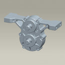 Metal Transfer Case for Tamiya Man R620 1851 3363 Truck 1:14 Tractor Trailer