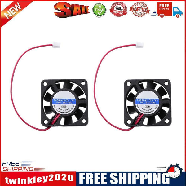 4010/2p 4cm Mini DC Brushless Chassis Graphics Card CPU Cooling Fan  2pcs