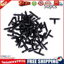 50pcs 3/5 Garden Hose Equal Tee Micro Drip Irrigation Pipe Connector