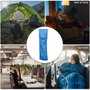 Single Close-Fitting Sleeping Bag Portable with Zipper Anti-Static for Traveling