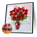 5D DIY Full Drill Diamond Painting Cross Stitch Embroidery Kit (Vase-k506)