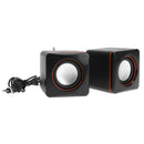 USB 2.0 Notebook Desktop Portable Mini Audio Speakers Subwoofer for Laptop