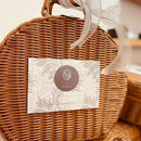 Moon Cake Box Gift Storage Farmhouse Style Round Creative Woven Rattan Box
