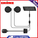 Bluetooth Compatible Music Player FM Helmet Headset Handsfree Intercom Headphone