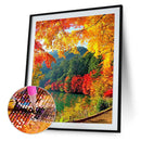 5D DIY Diamond Painting maple forest Drill Rhinestone Mosaic Art Picture Ho