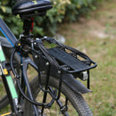 MTB Luggage Elastic Rope Bicycle Tie Cargo Retractable Belt w/ Hook Black White