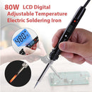 Kit Electric Soldering Iron 110V 220V LCD Digital Adjustable Temperature