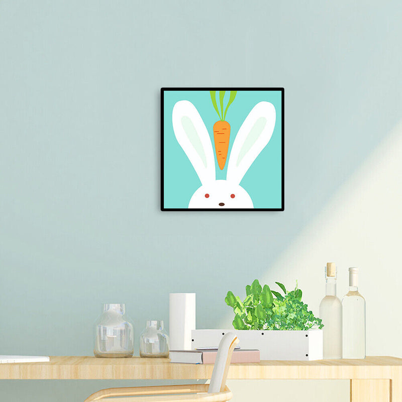 DIY Bunny Frameless Oil Paint by Numbers Kit Picture Handpainted Home Decoration
