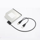 Notebook 7+6Pin Slimline SATA to USB2.0 Converter Adapter Easy Drive Cable