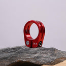 1pc MTB Cycling Seat Tube Clip Bike Release Seatpost Clamp (28.6mm Red)
