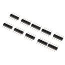 10pcs Male Connector Pin Needle for LED Strip(5Pin RGBW5050)(Black) Newly