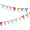 12x Flags Colorful Reusable Bunting Wedding Birthday 2021 HOT Party Outdoor N5S2