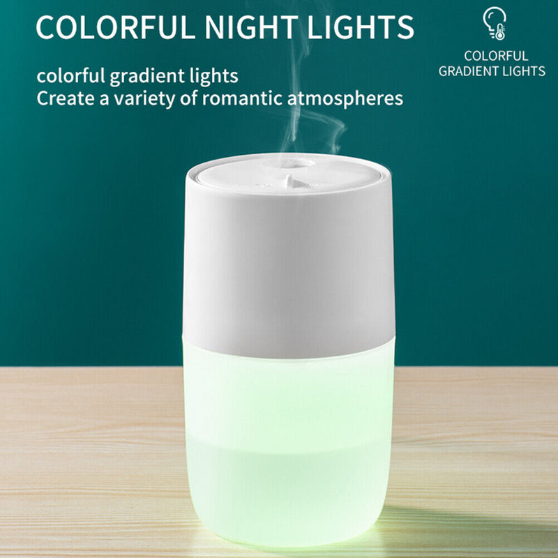 #A Ultrasonic Air Humidifier LED Lights Portable Creative Home Aroma Diffuser